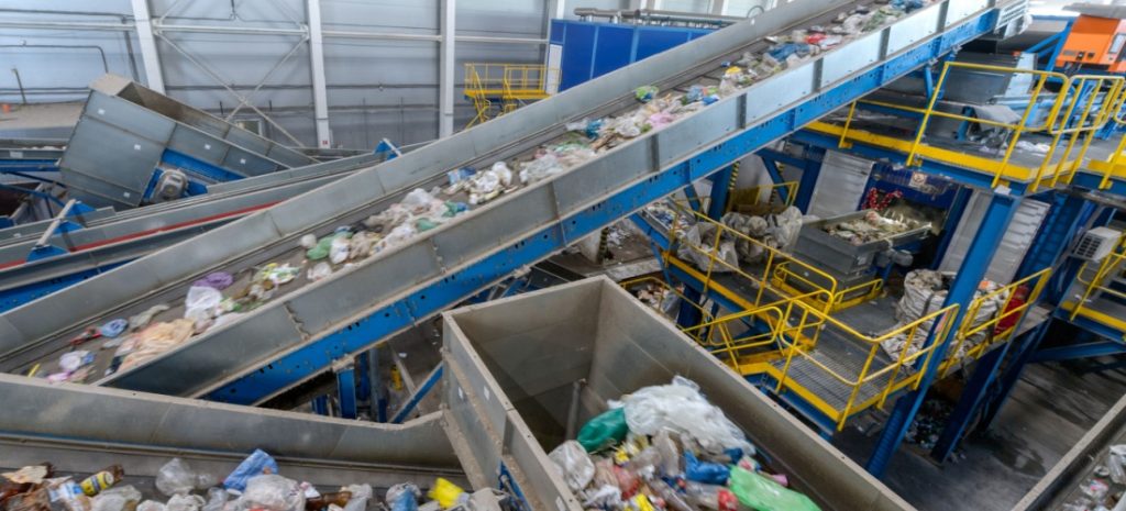 Planta de clasificación de residuos